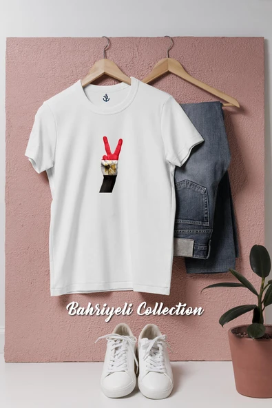 Oversize Egpyt Mısır Özgürlük  Tasarımlı Unisex T-Shirt ürün görseli 1