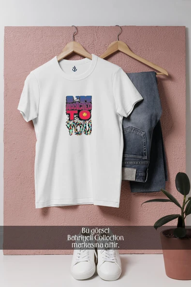 Oversize I'm Addicted To You, Printed With Pills  Tasarımlı Unisex T-Shirt ürün görseli 1