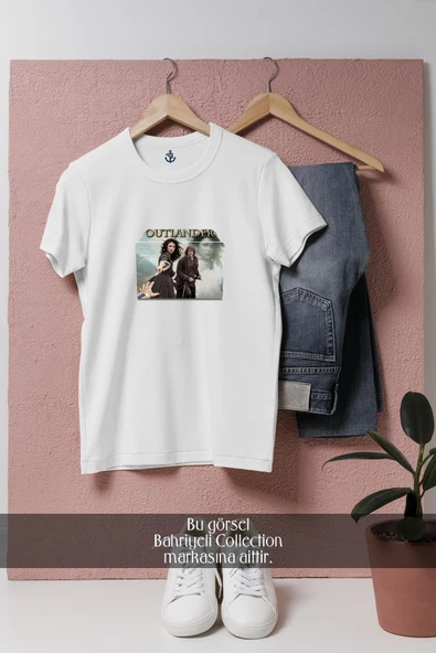 Oversize Outlander Series Folder  Tasarımlı Unisex T-Shirt ürün görseli 1