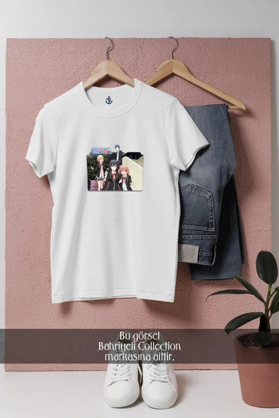 Oversize Yahari Ore No Seishun Love Come Wa Machigatteiru Zoku  Tasarımlı Unisex T-Shirt ürün görseli 1