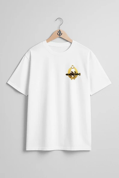 Oversize Sat Bröve Cep Tasarımlı Unisex T-Shirt ürün görseli 1