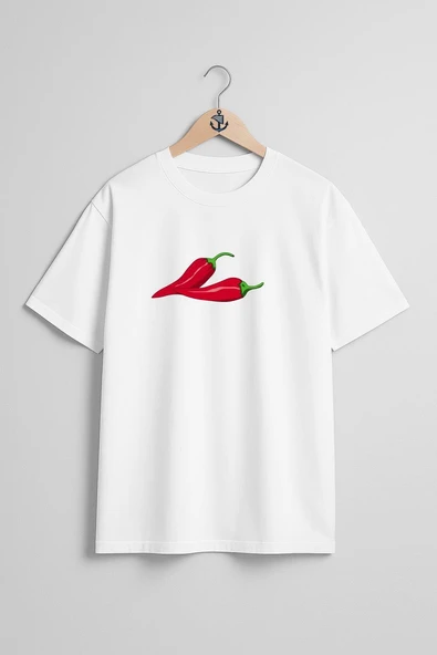 Oversize Spicylife Göğüs Tasarımlı Unisex T-Shirt ürün görseli 1