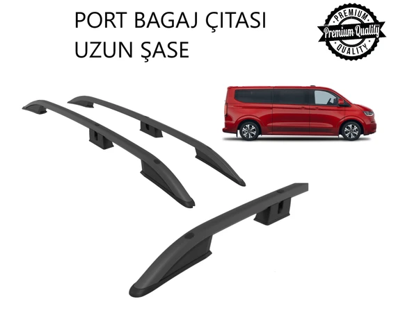 CARAVELLA STYLE UZUN ŞASE 2025 2026 2027 PORTBAGAJ TAVAN ÇITASI SİYAH ürün görseli 1