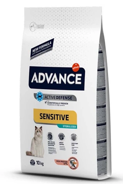 kısırlaştırılmış somonlu kedi maması 10 kg ürün görseli 1
