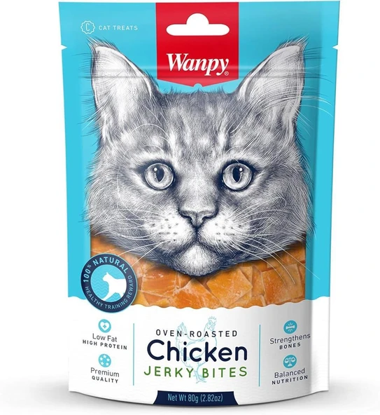 Wanpy Gerçek Tavuk Yumuşak Kedi Ödülü 80 gr ürün görseli 1