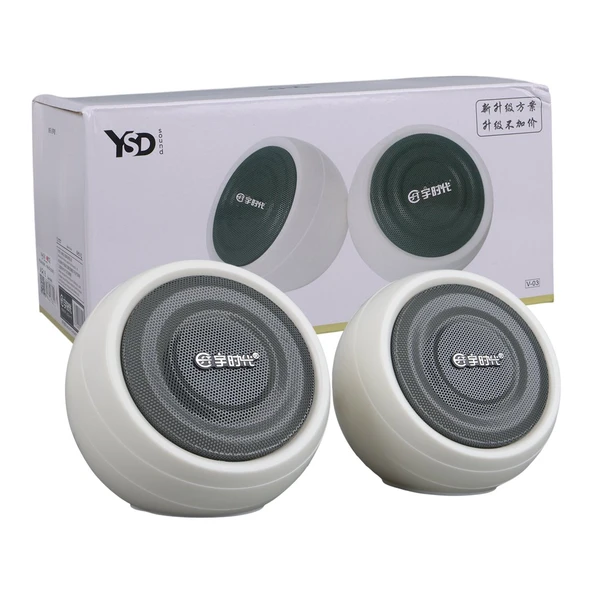 Magicvoice MV-24845 2X3 Watt 1+1 USB Mini Hoparlör ürün görseli 1