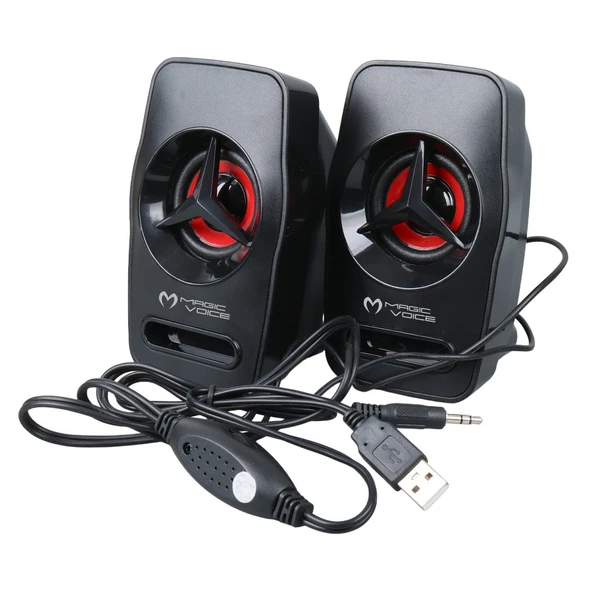Magicvoice T-19 1+1 USB Pc Mini Hoparlör ürün görseli 1