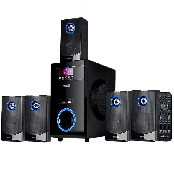 Mikado MD-813BT 5+1 USB/SD/FM Destekli Bluetooth Hoparlör ürün görseli 1
