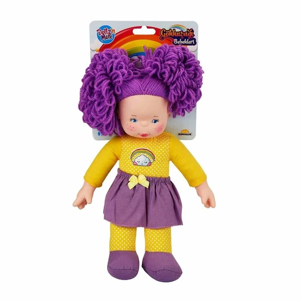 30012  Gökkuşağı Bebekleri 35 cm -Sunman - 1 adet stokta olan renk gönderilir ürün görseli 1