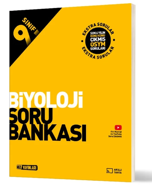 Hız 2026 9. Sınıf Biyoloji Soru Bankası Güncel Müfredat ürün görseli 1