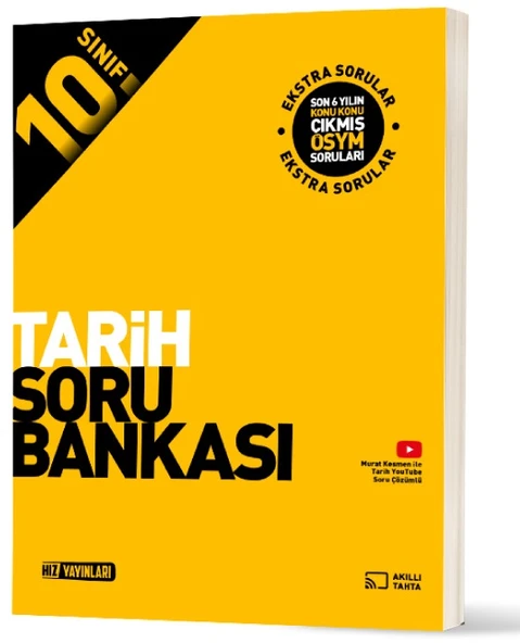 Hız 2026 10. Sınıf Tarih Soru Bankası Güncel Müfredat ürün görseli 1