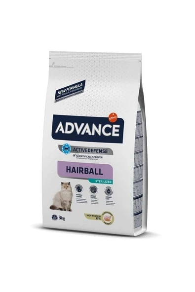 Cat Sterilized Hairball Hindili Kısır Kedi Maması 3 Kg ürün görseli 1