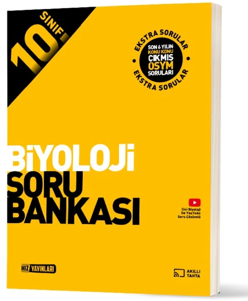 Hız 2026 10. Sınıf Biyoloji Soru Bankası Güncel Müfredat ürün görseli 1