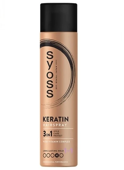 Syoss Keratin Saç Spreyi Ekstra Güçlü Tutuş 400 ML ürün görseli 1