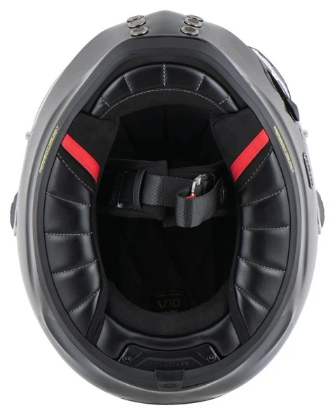 KASK HJC V10 Parlak Siyah - Resim 4
