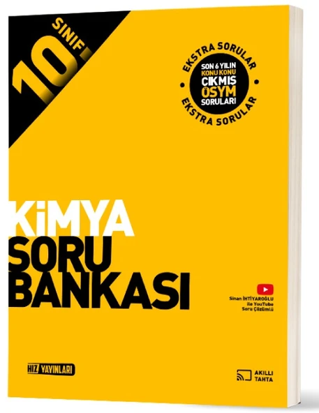 Hız 2026 10. Sınıf Kimya Soru Bankası Güncel Müfredat ürün görseli 1