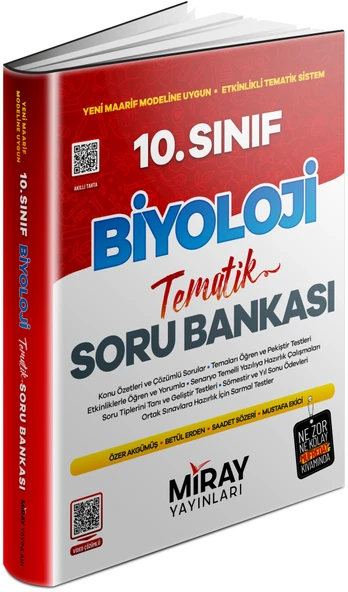 Miray 2026 10. Sınıf Biyoloji Konu Özetli Tematik Soru Bankası Güncel ürün görseli 1