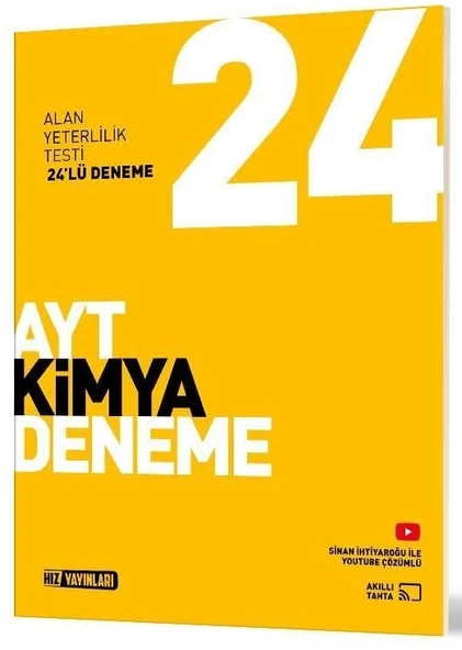 Hız Yayınları 2025 Ayt Kimya 24 Lü Deneme ürün görseli 1