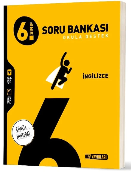 Hız Yayınları 2026 6. Sınıf İngilizce Soru Bankası Yeni Müfredat ürün görseli 1