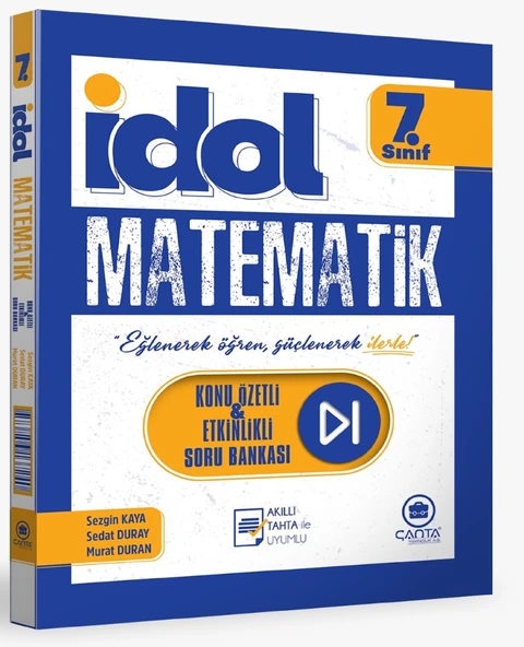 Çanta 2025 7. Sınıf İdol Matematik Konu Özetli Etkinlikli Soru Bankası ürün görseli 1