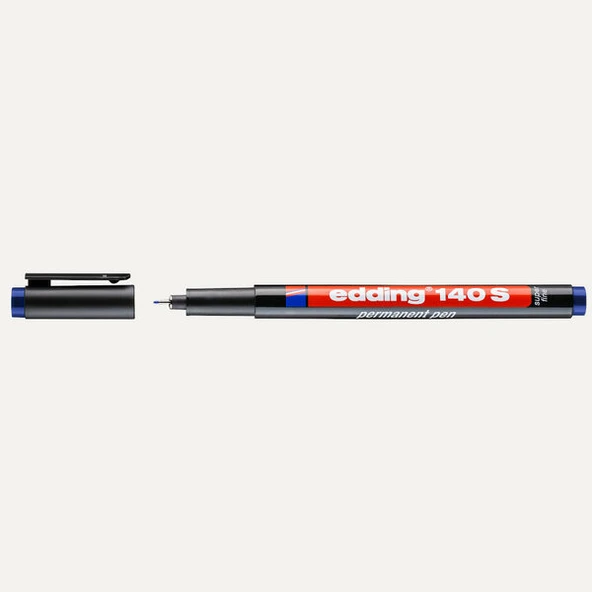 EDDİNG 140 S MAVİ ASETAT KALEMİ ürün görseli 1