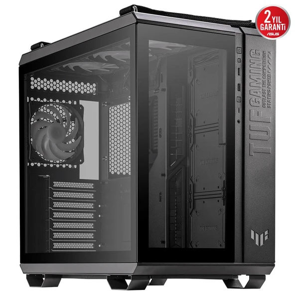 ASUS  GT502 PLUS TUF GAMING CASE TG BLACK - Resim 4