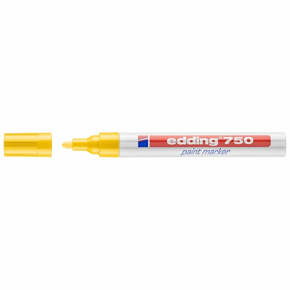 EDDİNG 750 Tam Örtücü Sarı Boya Kalemi ürün görseli 1