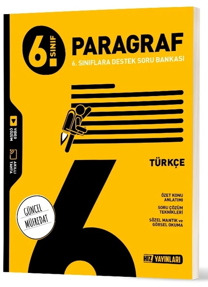 Hız Yayınları 2026 6. Sınıf Türkçe Paragraf Soru Bankası Yeni Müfredat ürün görseli 1