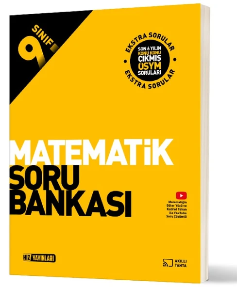Hız 2026 9. Sınıf Matematik Soru Bankası Güncel Müfredat ürün görseli 1