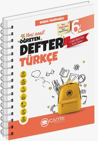 Çanta 2026 6. Sınıf Türkçe Öğreten Defter ürün görseli 1