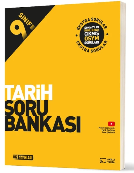 Hız 2026 9. Sınıf Tarih Soru Bankası Güncel Müfredat ürün görseli 1
