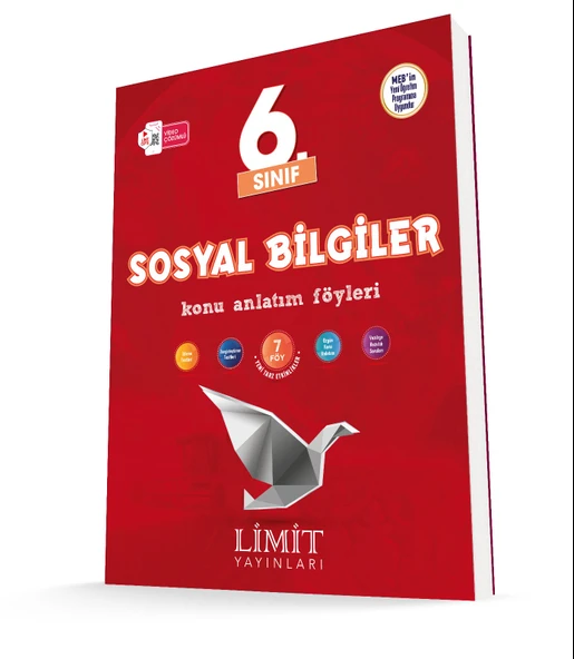 Limit 2026 6. Sınıf Sosyal Bilgiler Konu Anlatım Föyleri Güncel Müfredat ürün görseli 1