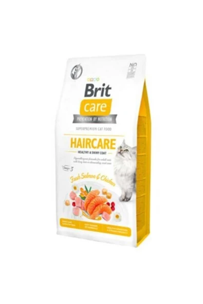 Brit Care Haircare Hypo-allergenic Deri Ve Tüy Sağlığı Için Tahılsız Yetişkin Kedi Maması 2kg ürün görseli 1