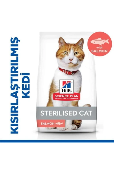 Hill's SCIENCE PLAN Somonlu Kısırlaştırılmış Yetişkin Kedi Maması 8kg+2kg HEDİYE! ürün görseli 1