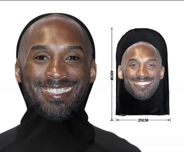 Kobe Bryant 3 Boyutlu Nefes Alabilen Ünlü Maskesi ürün görseli 1