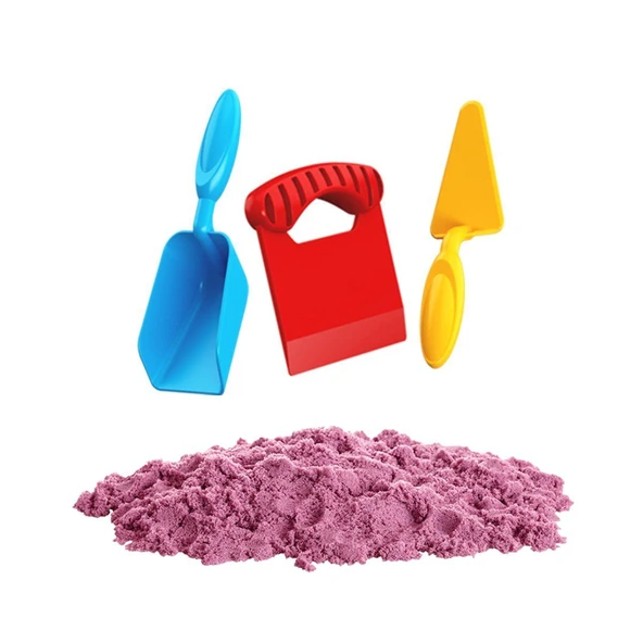 03693 Dede, Aksesuarlı Pembe Kinetik Oyun Kumu 1000 gr ürün görseli 1