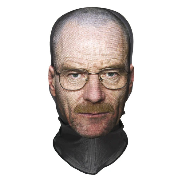 Walter White Heisenberg 3 Boyutlu Nefes Alabilen Ünlü Maskesi ürün görseli 1