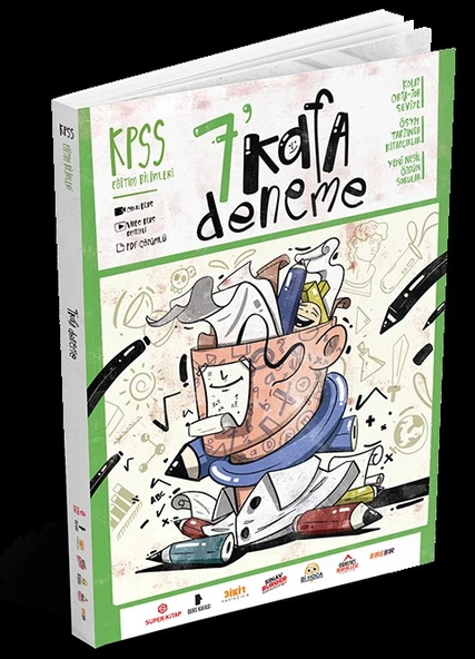 KPSS Eğitim Bilimleri 7 Kafa Deneme Süper Kitap Yayınları ürün görseli 1