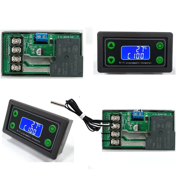 Yate10 Smart Wifi DC12/24V 30A Termostat/ Timer - Resim 6