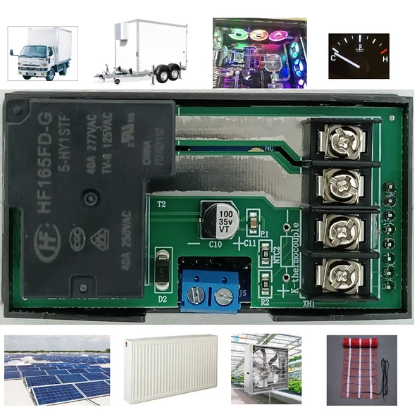 Yate10 Smart Wifi DC12/24V 30A Termostat/ Timer - Resim 4