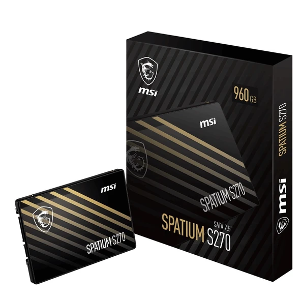MSI  SSD SPATIUM S270 SATA 2.5 960GB ürün görseli 1