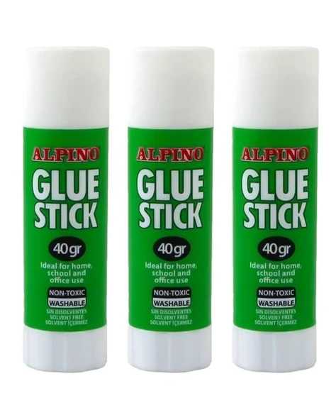 Alpino Stick Yapıştırıcı 40 gram 3 Adet ürün görseli 1
