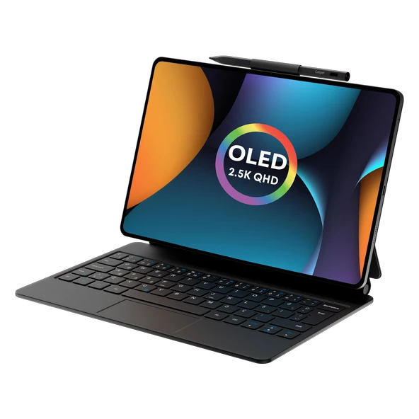 CASPER PAD H10 Pro 12.6" OLED Tablet 8GB RAM 256GB + Casper H10 Pro Klavyeli Tablet Kılıfı + Prestige Kalem ürün görseli 1