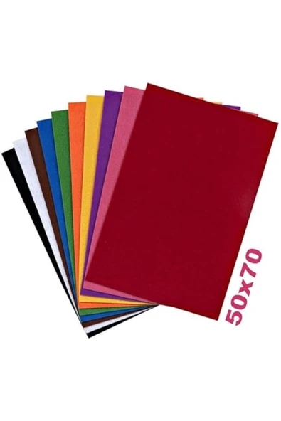 Endüstriyelkesim Renkli Keçe 10 Renk 50x70 Cm - Resim 2