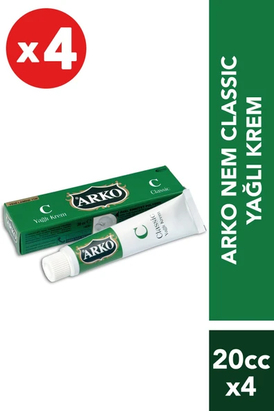 ARKO Klasik Yağlı Krem 20 Cc 4'Lü Set ürün görseli 1