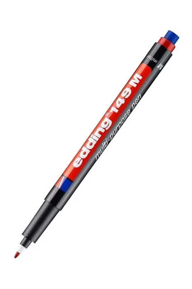 Edding E-149m Kırmızı Asetat Kalemi ürün görseli 1