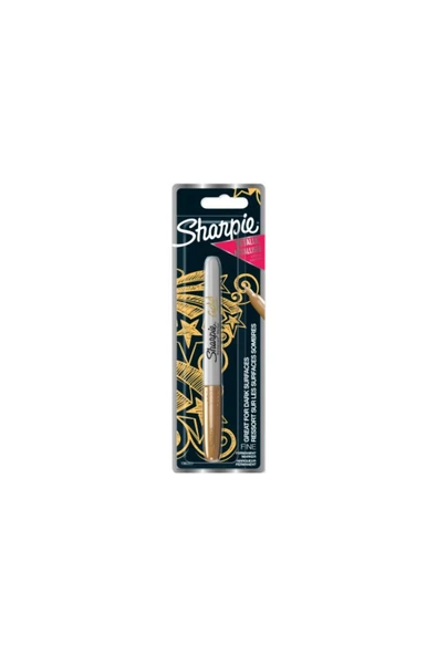 Sharpie Metalik Markör Altın Tekli Blister 1986003 ürün görseli 1