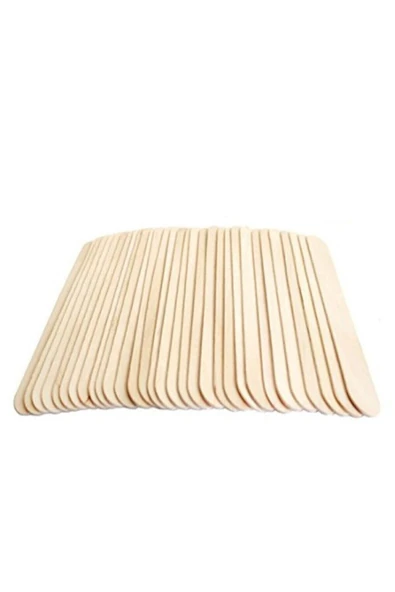 Brons Ahşap Dil Basma Çubuğu Abeslang Naturel 50 Li Paket 150x18 Mm Çx ürün görseli 1