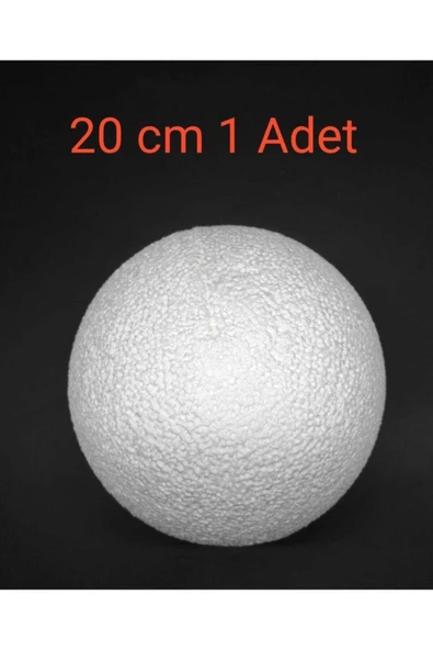 ÖZEN SÜS Strafor Köpük Top 20cm ürün görseli 1