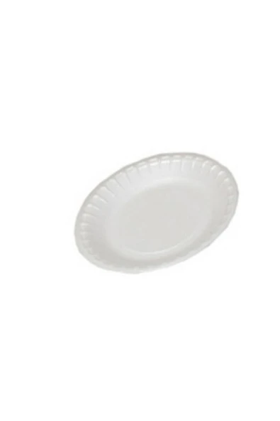 Anı Orta Boy Köpük Tabak 19 Cm 100 Adet, Kullan At Köpük Tabak ürün görseli 1